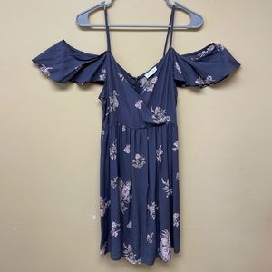 Tillys Purple Floral Dress- UNWORN TAGS ON